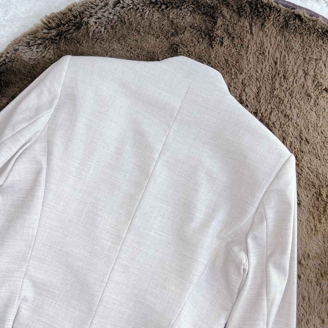 新品タグ付き✨ザラ ノーカラー パンツスーツ セットアップ 洗える 近年モデル