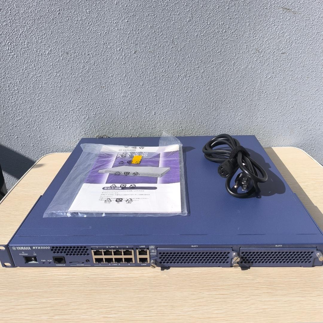 YAMAHA RTX5000 本体・電源ケーブル・取説付き・初期化済