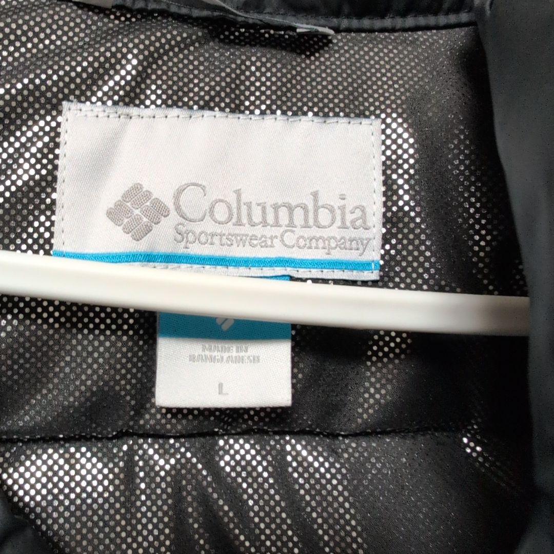 Columbia ダウンジャケット Lサイズ ブラック/レッド