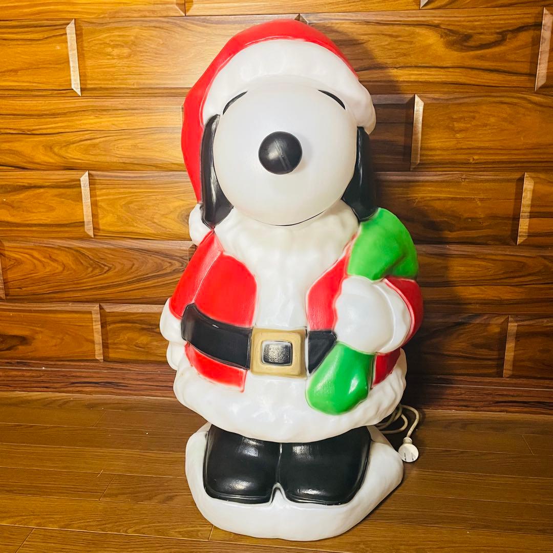 超超超レア スヌーピー サンタクロース イルミネーション 80cm SNOOPY