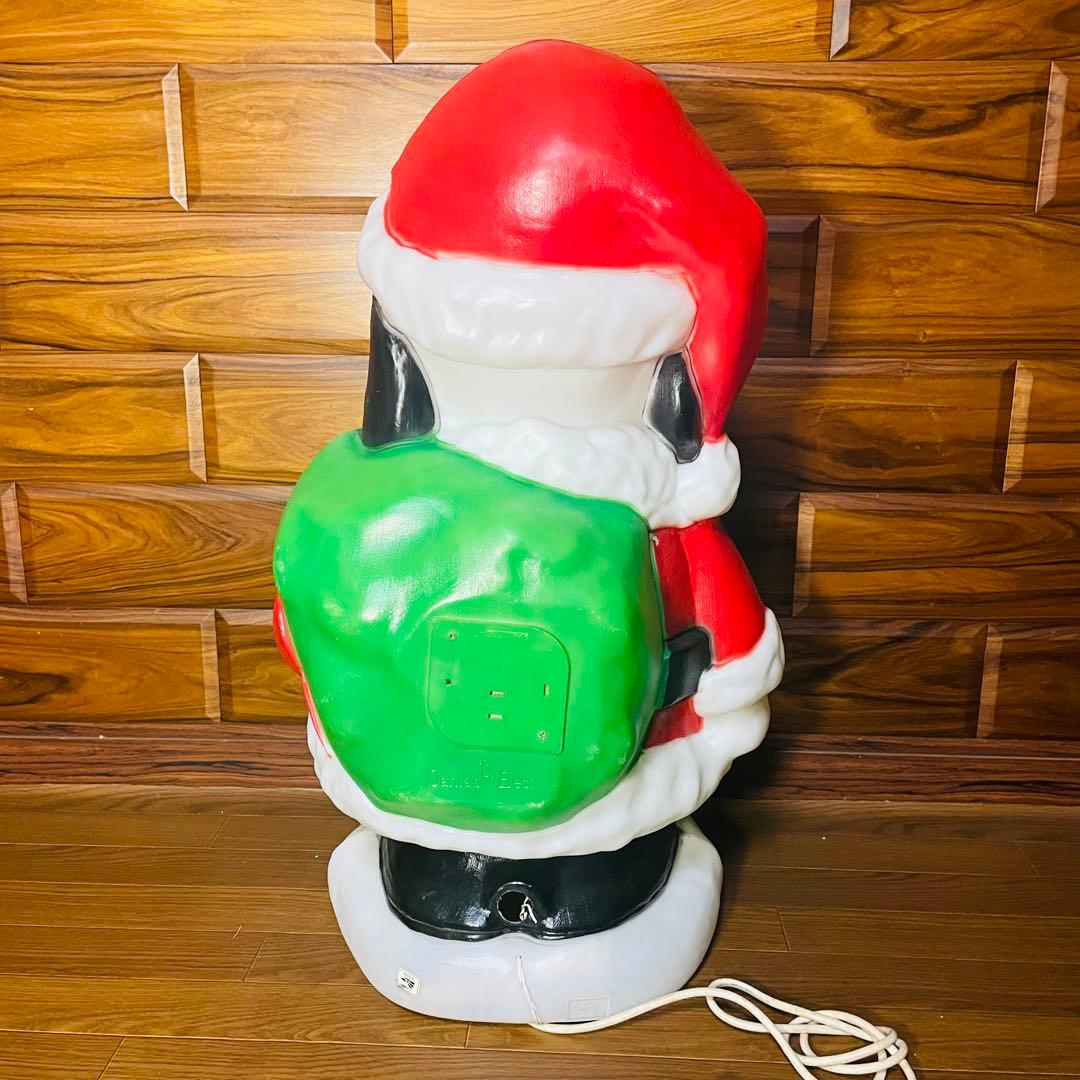 超超超レア スヌーピー サンタクロース イルミネーション 80cm SNOOPY