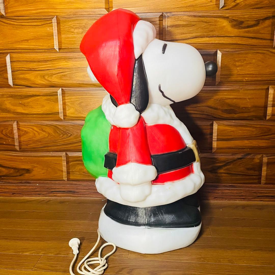 超超超レア スヌーピー サンタクロース イルミネーション 80cm SNOOPY