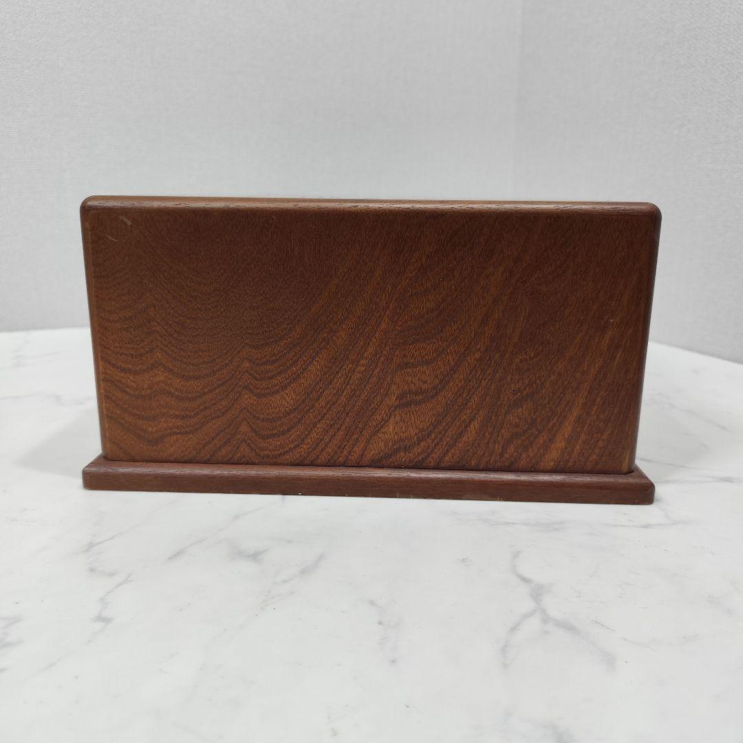 レトロ 木製 書類入れ ドロワーズ 引き出し 三段 書道具入れ 欅