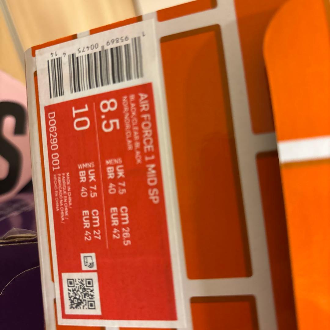 靴 Nike AIR FORCE MID off White