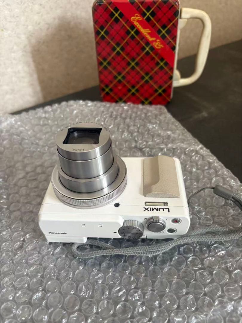 美品Panasonic Lumix ホワイト デジタルカメラ動作確認