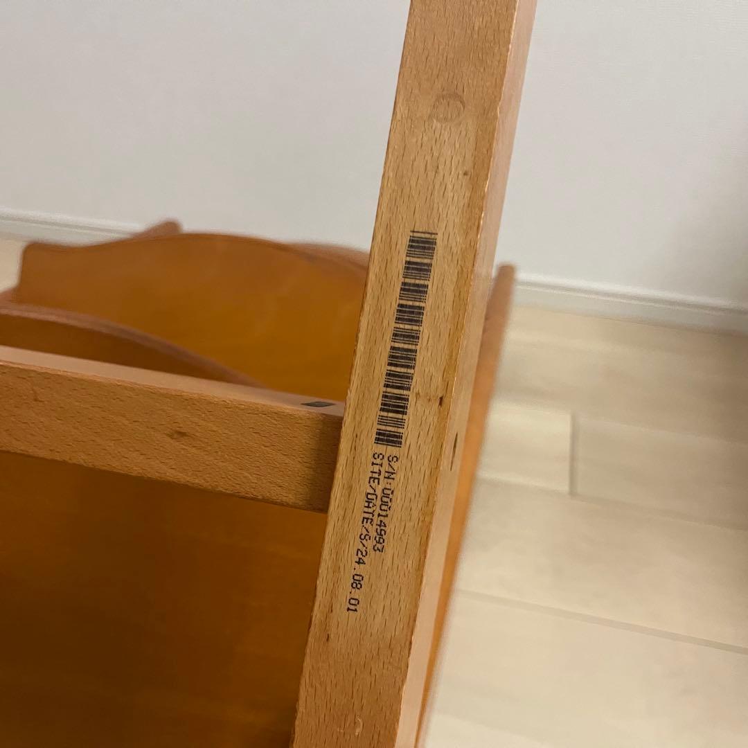 ✨美品✨STOKKE ストッケ　ベビーチェア木製 チェリー色