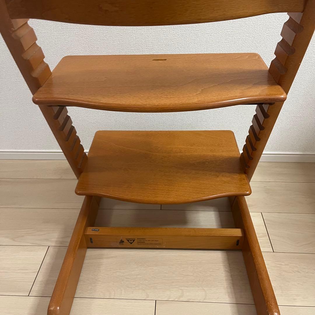 ✨美品✨STOKKE ストッケ　ベビーチェア木製 チェリー色