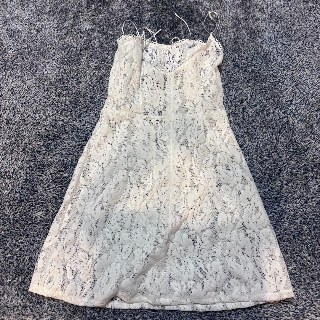 SLY FROCKY LACE RIBBON トップス　ホワイト