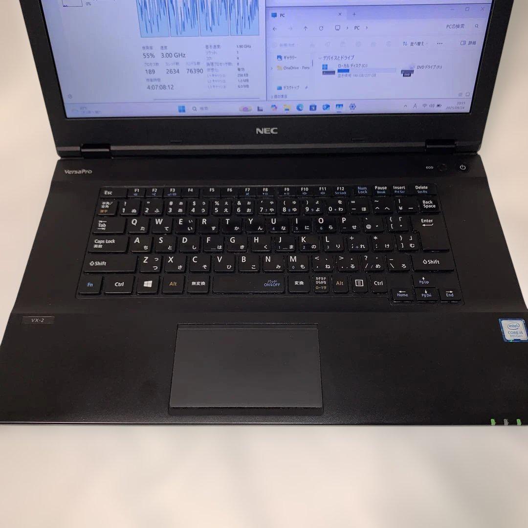 N05A【美品】NEC VersaPro i5第8世代/8GB/256GB 2