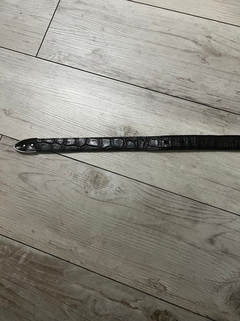 ヒ*デ様 THE SOLE クロコダイルブラックプンターレベルト