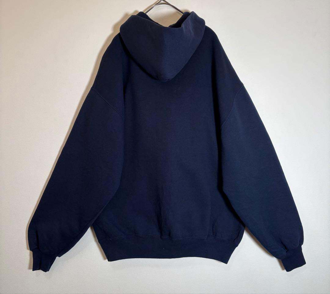 RUSSELL ATHLETIC 無地　USA製 裏起毛　ジップアップパーカー