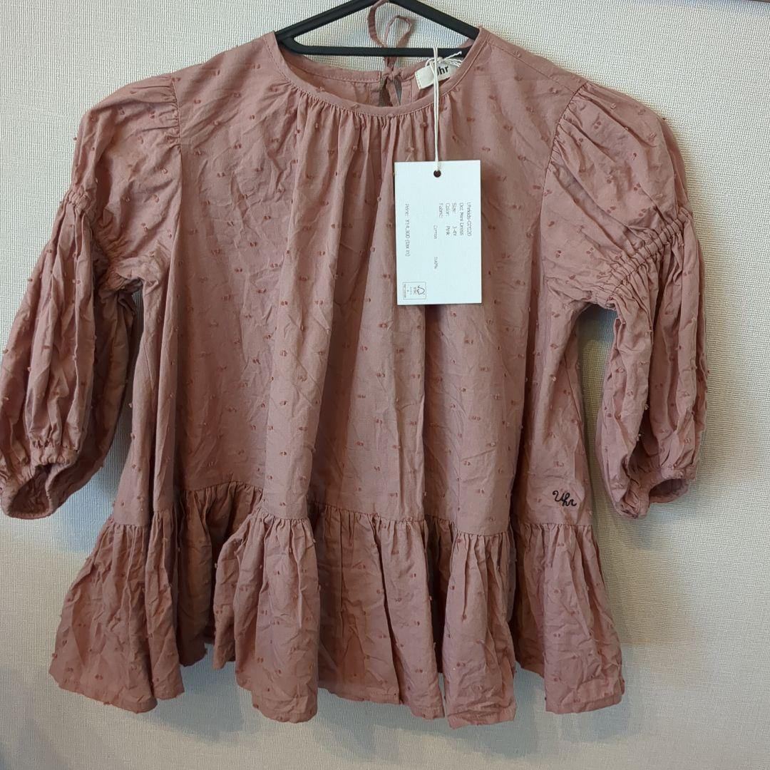 uhr 3-4y ワンピース　ピンク