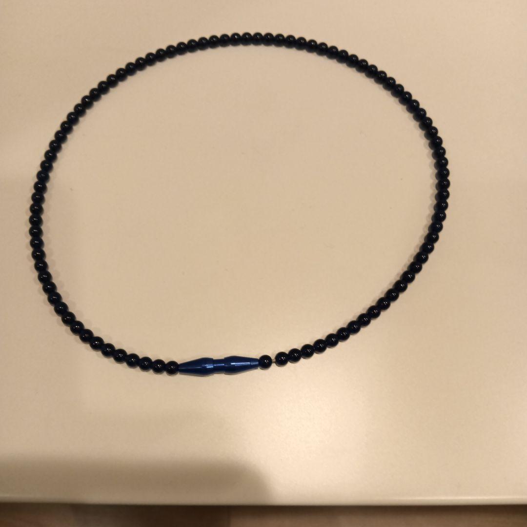 ファイテン クリスタルタッチ ブルー 50cm 【美品】