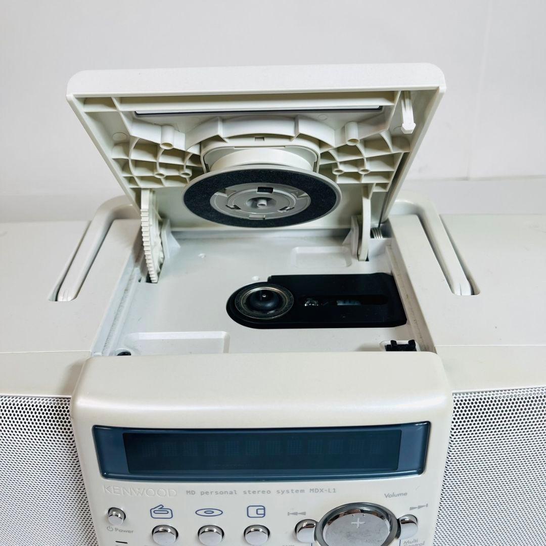 ケンウッド CD・MD・ラジオパーソナルステレオシステム MDX-L1-W