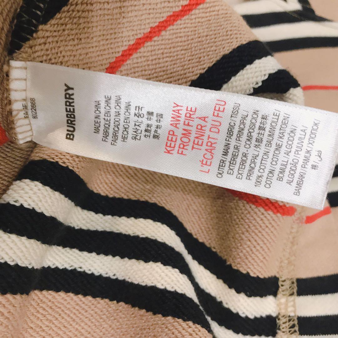 Burberry キッズ　ストライプ　ワンピース　18M 80cm