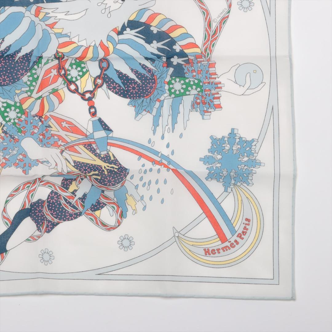 【ほぼ未使用】エルメス カレ45 冬の祭典Le Sacre de l’Hiver