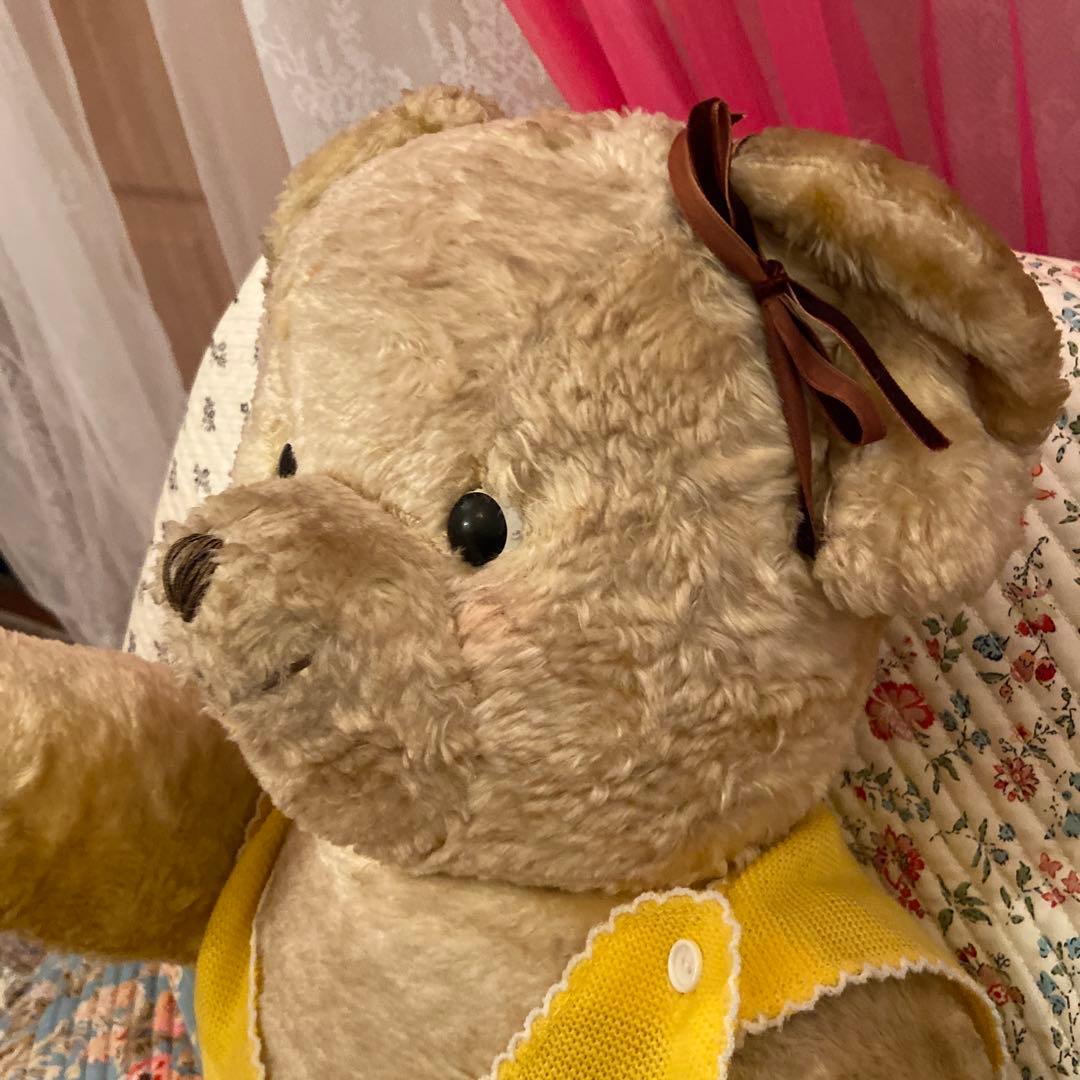 【土日セール】とても大きなオランダベア80センチビンテージベアアンティークベア