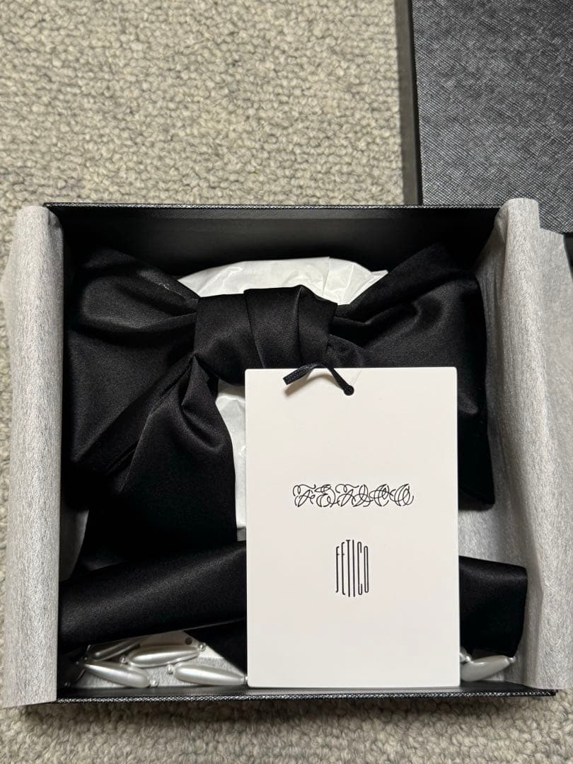 fetico リボンバレッタ　伊勢丹限定