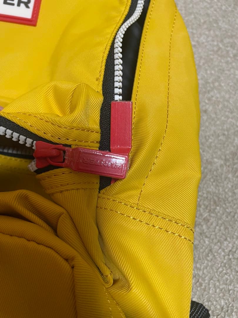 新品　HUNTER イエローリュック　キッズ　ハンター