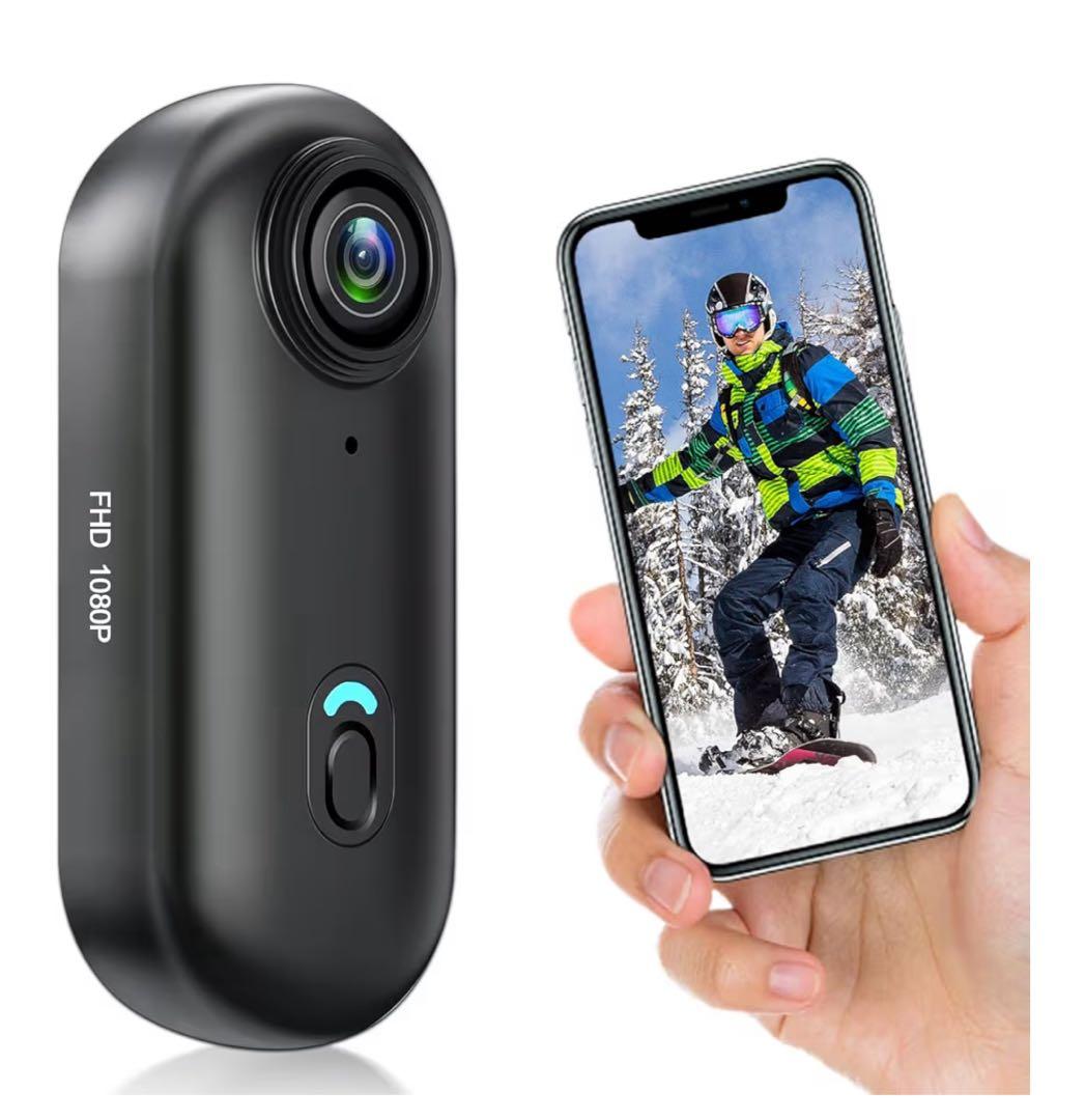 （値下げ可）1080p ビデオカメラ 本体 ウェアラブルカメラ アクションカメラ