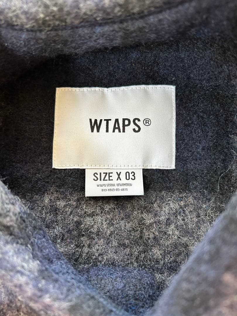 トップス wtaps TXT 02 LS WONY. TWEED. TEXTILE. L