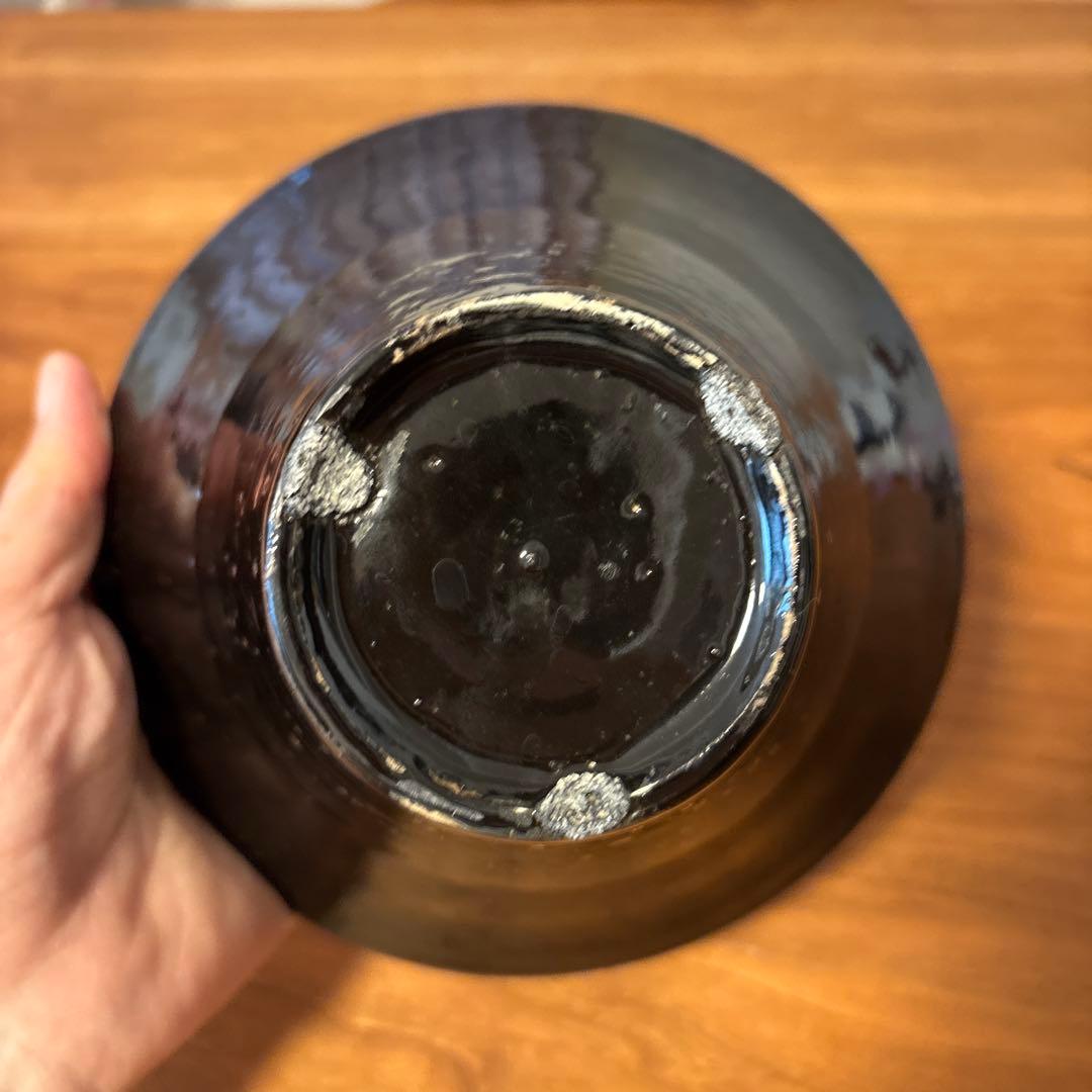 三浦ナオコさん作品・黒白陶器円錐形ボウル