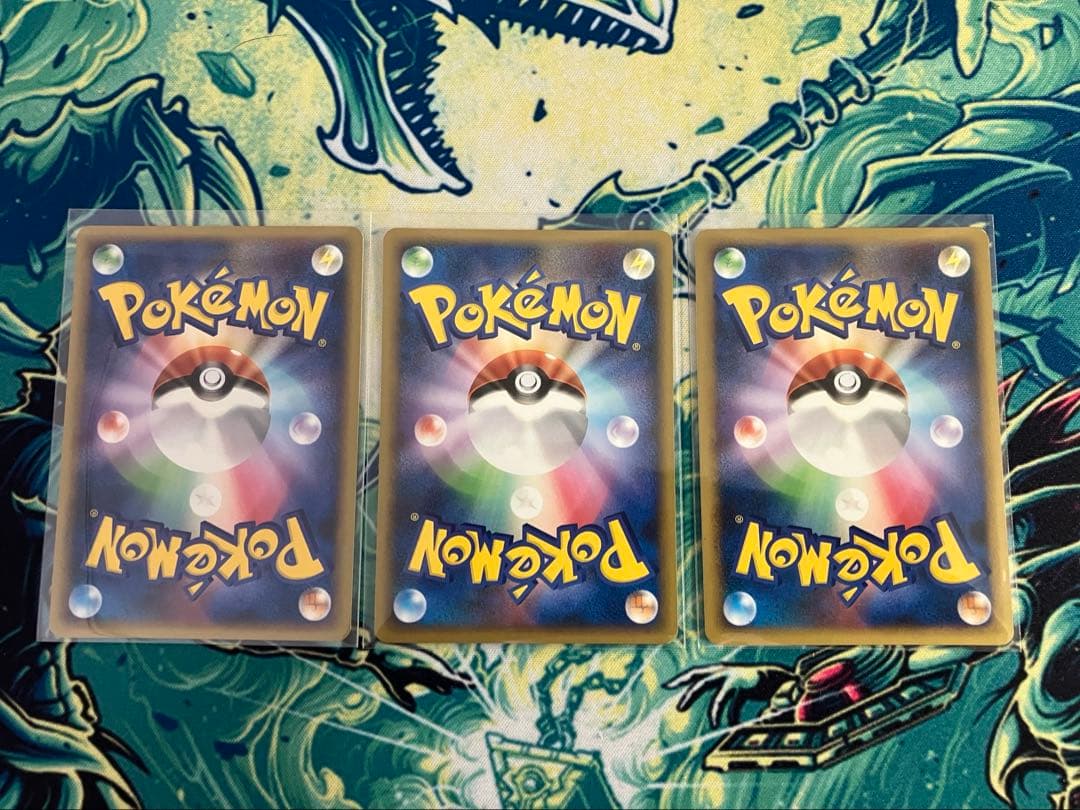 り*ん様 基本悪エネルギー　ブラッキー　ポケモンカード 3枚セット　よみがえる伝