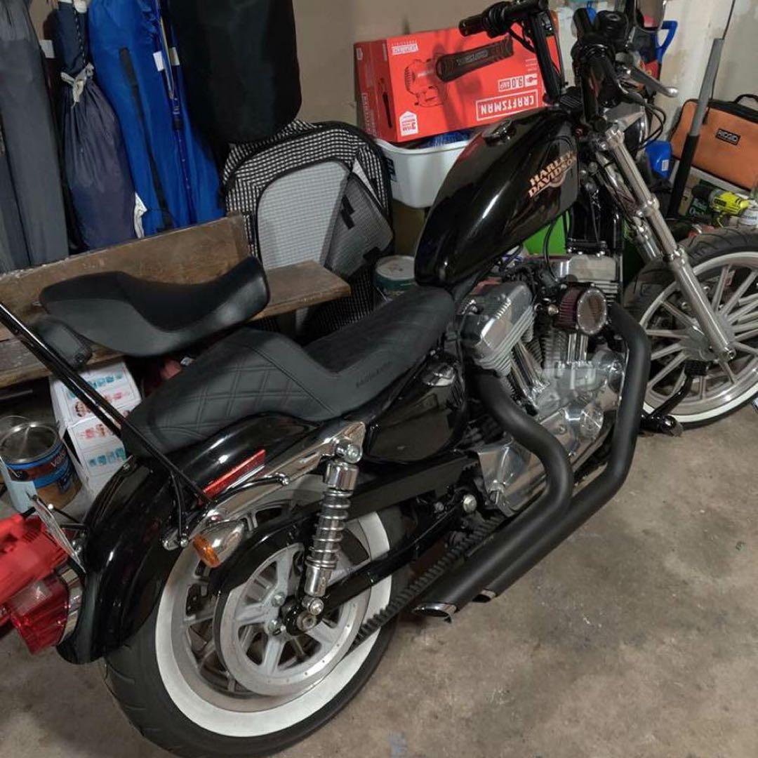 【美品】Saddlemen(サドルマン) バイク用シート　ハーレースポーツスター