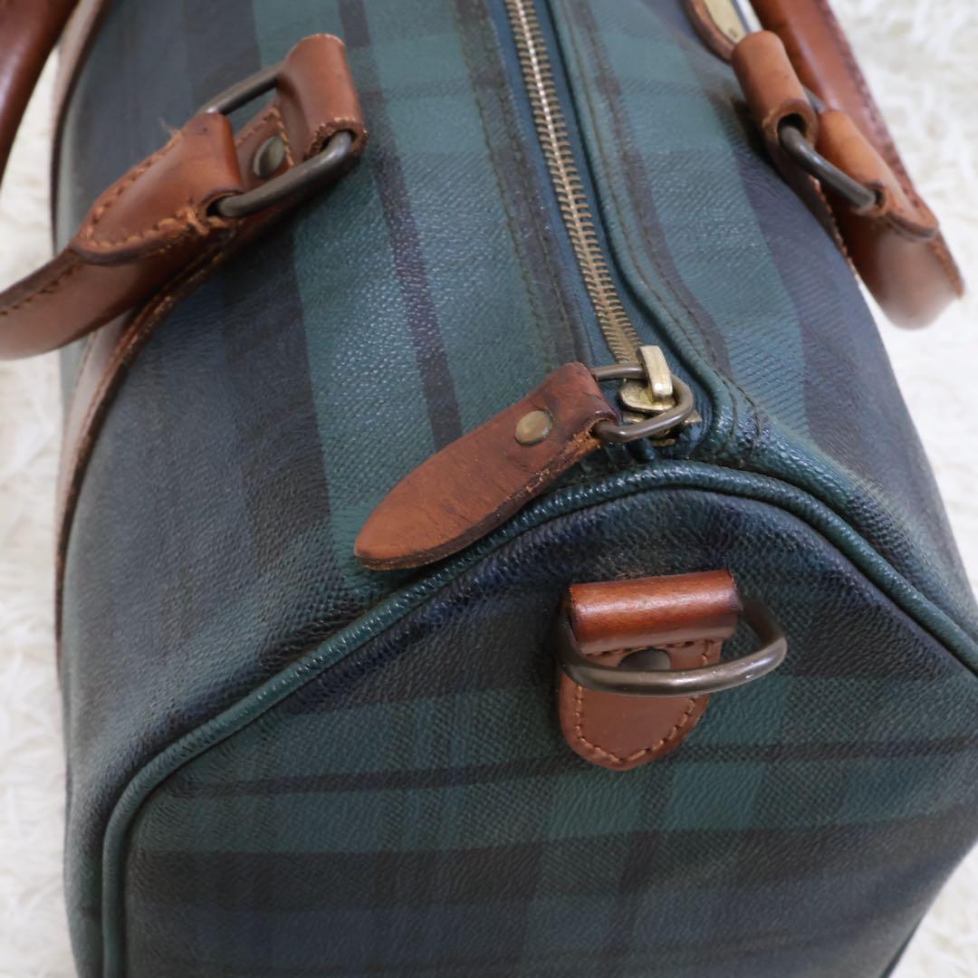 ポロラルフローレン　ボストンバッグ　チェック柄