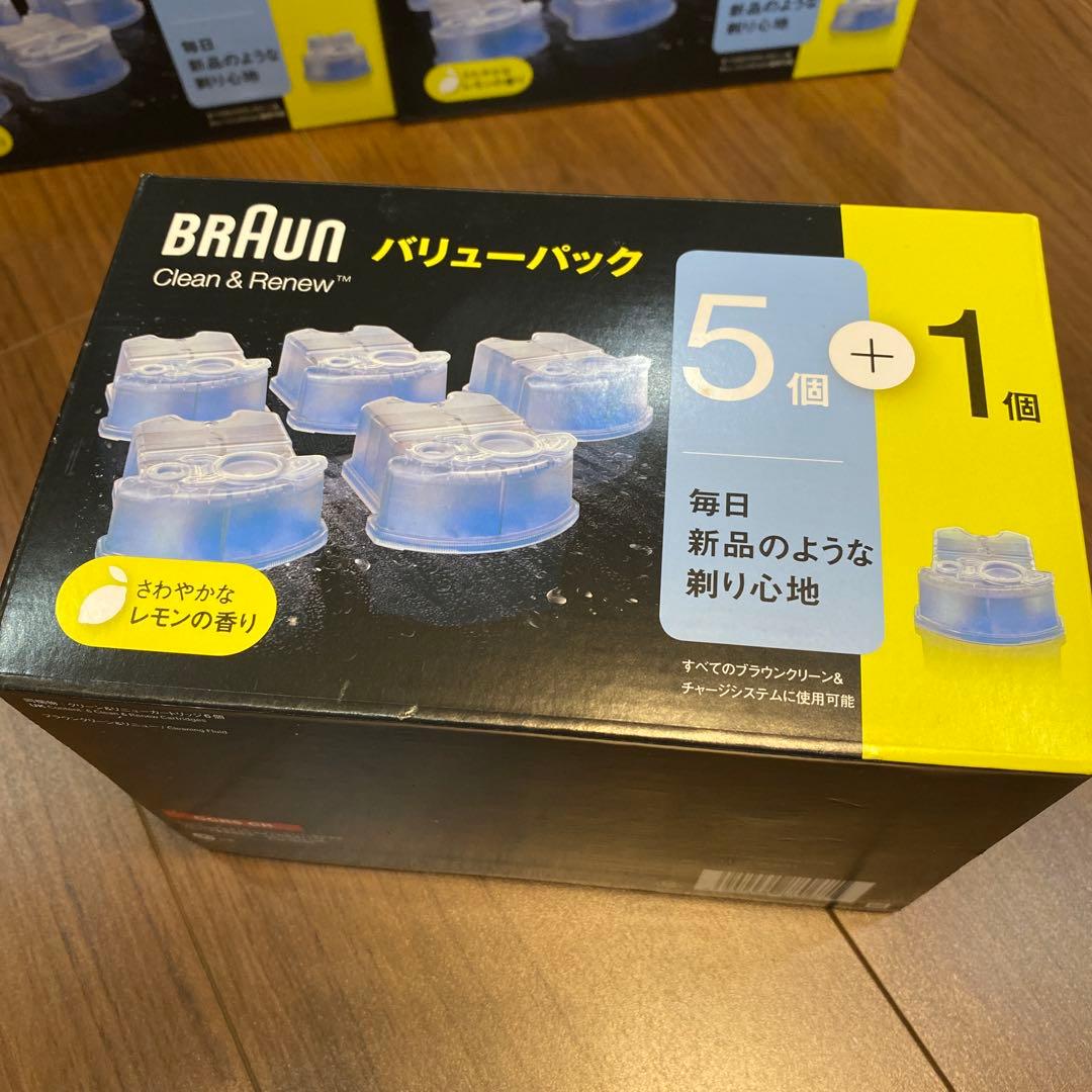 3箱セットBRAUN Clean & Renew バリューパック 5個 + 1個