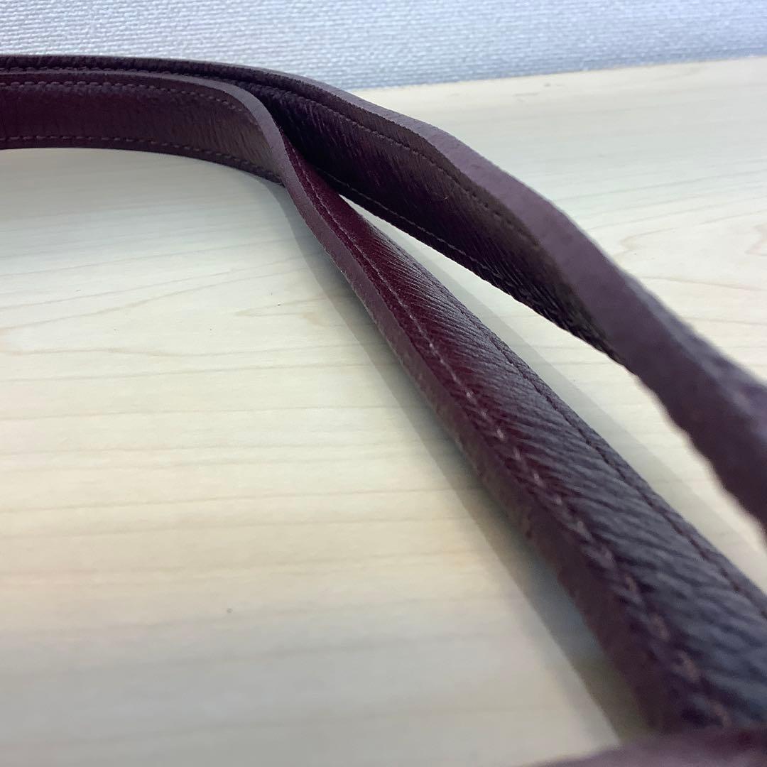 【超値引き】aniary アニアリ レザー トートバッグ　ボルドー