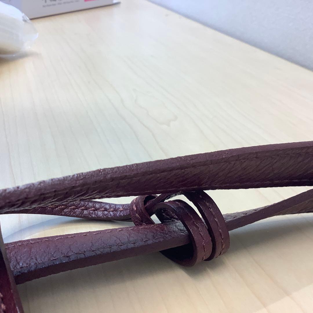 【超値引き】aniary アニアリ レザー トートバッグ　ボルドー