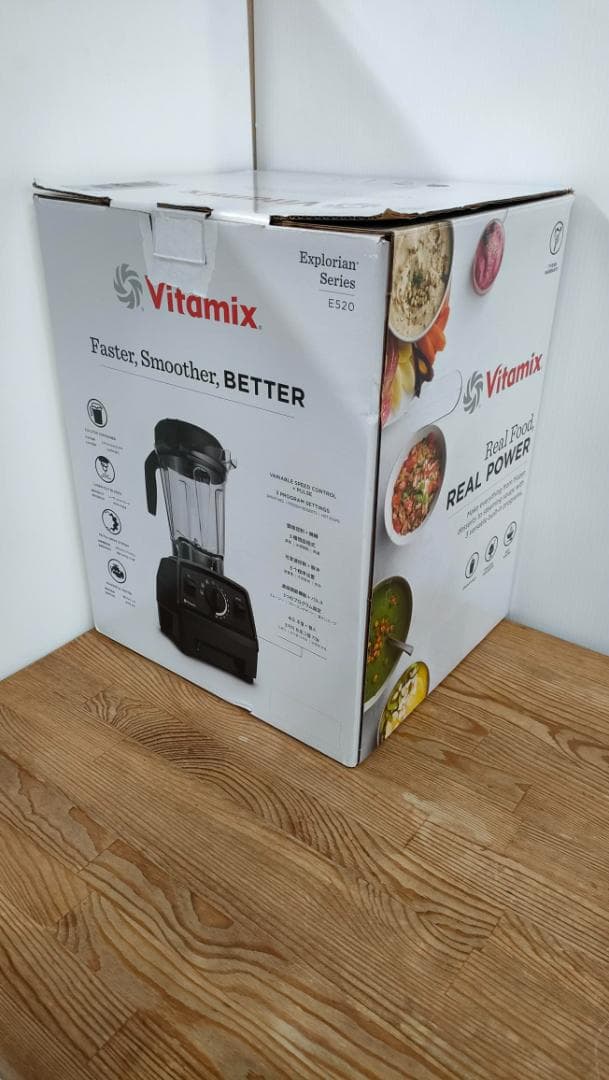 【目立った傷や汚れなし】バイタミックスE520　ホワイト　1623