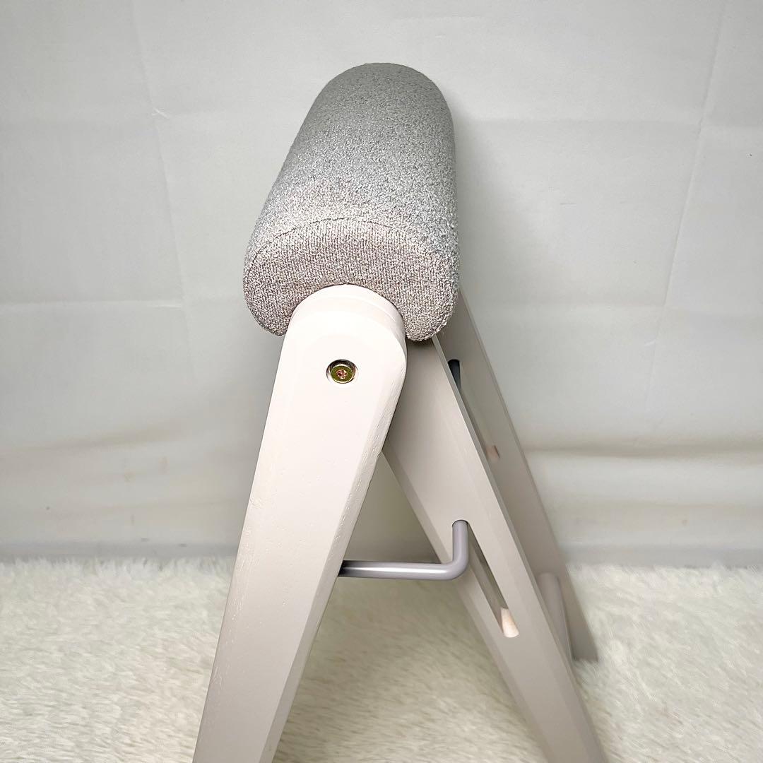 【美品】TITTO フォールディングハイスツール グレー 折りたたみ