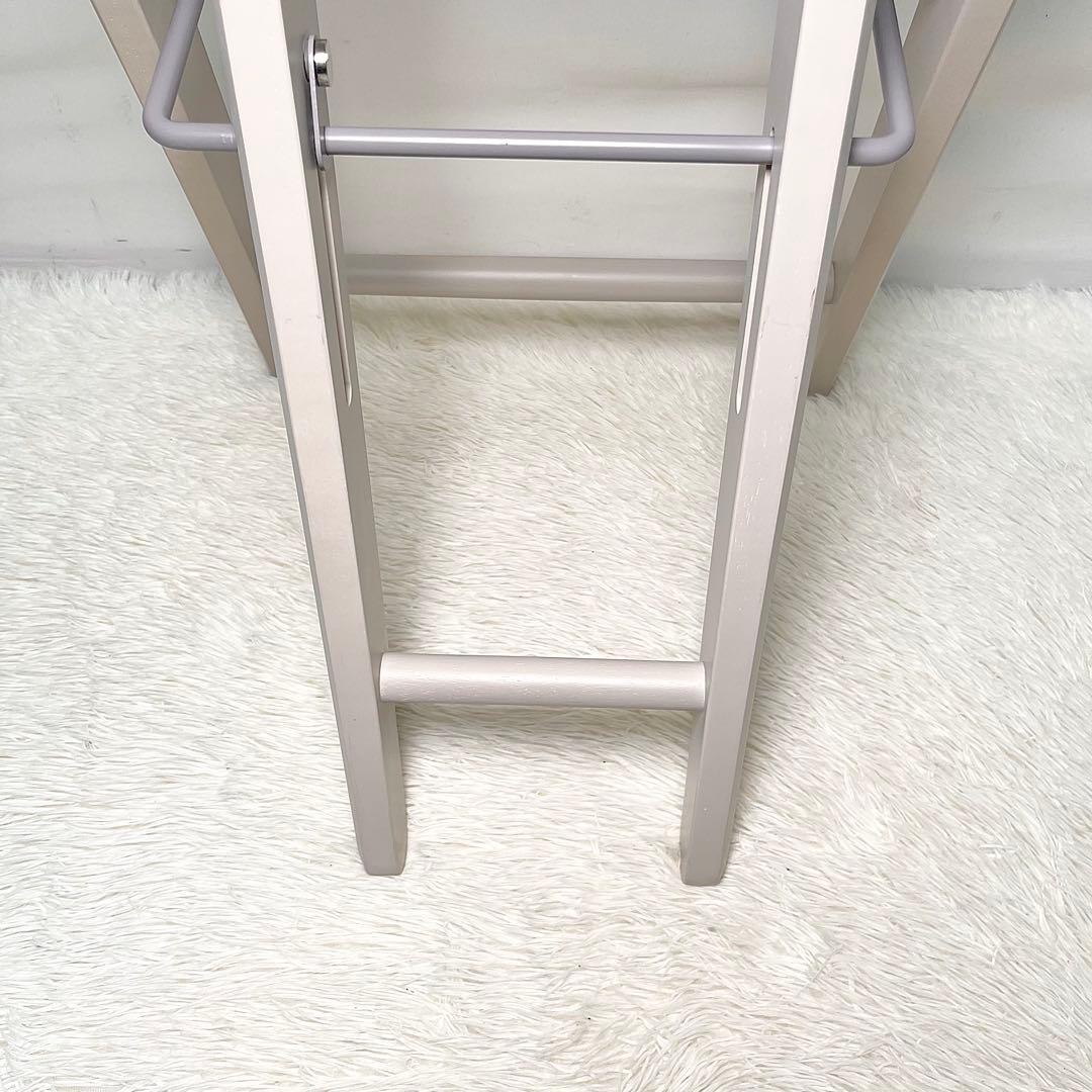 【美品】TITTO フォールディングハイスツール グレー 折りたたみ