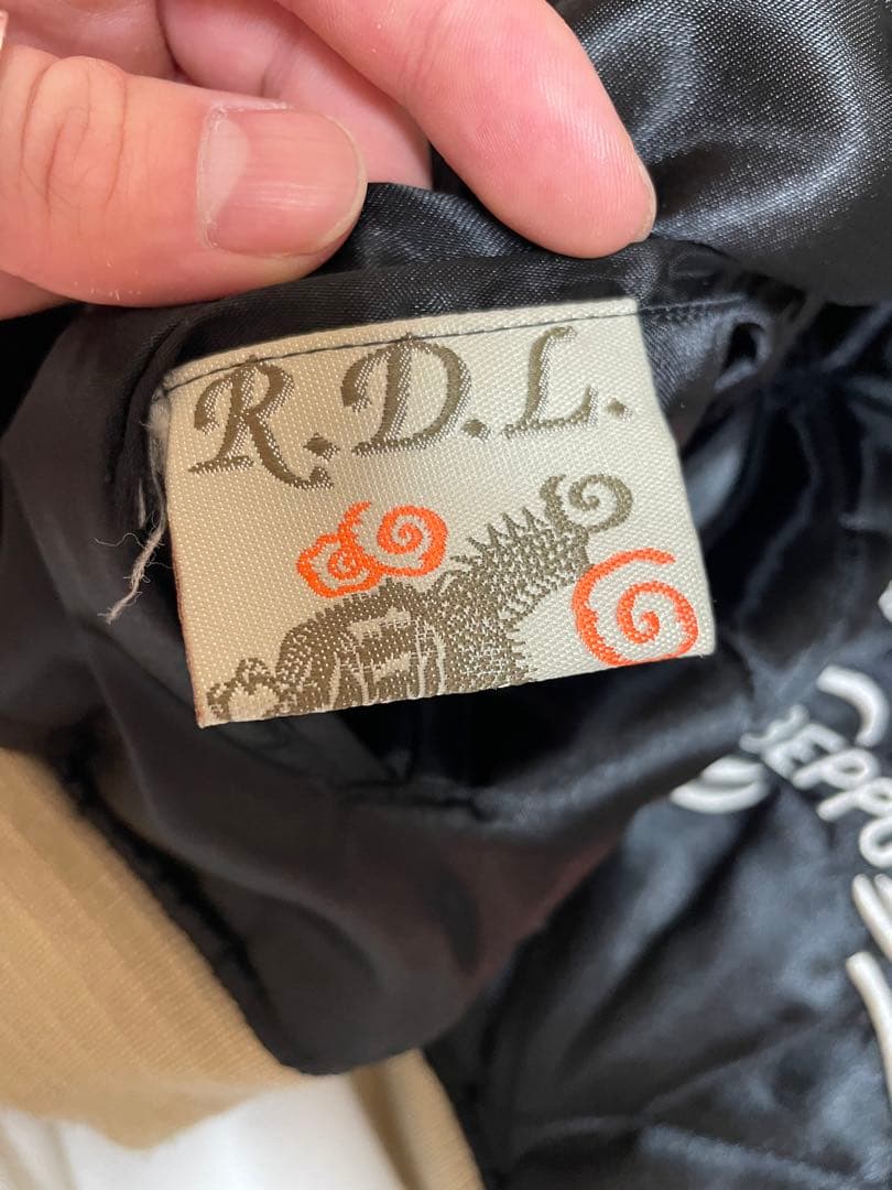 スカジャン　短丈　リバーシブル　M