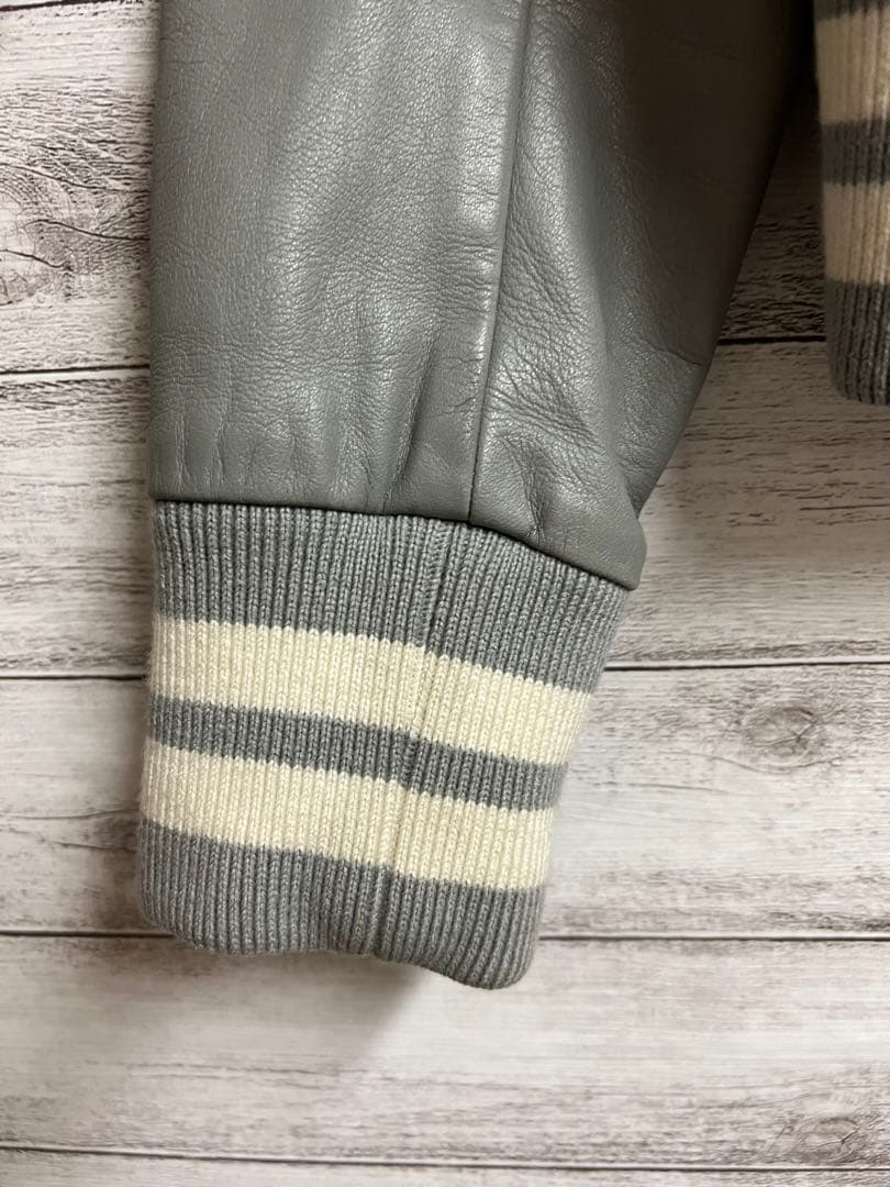 ルシアンペラフィネ スタジャン スカル カシミア 本革 レザー ジャケット