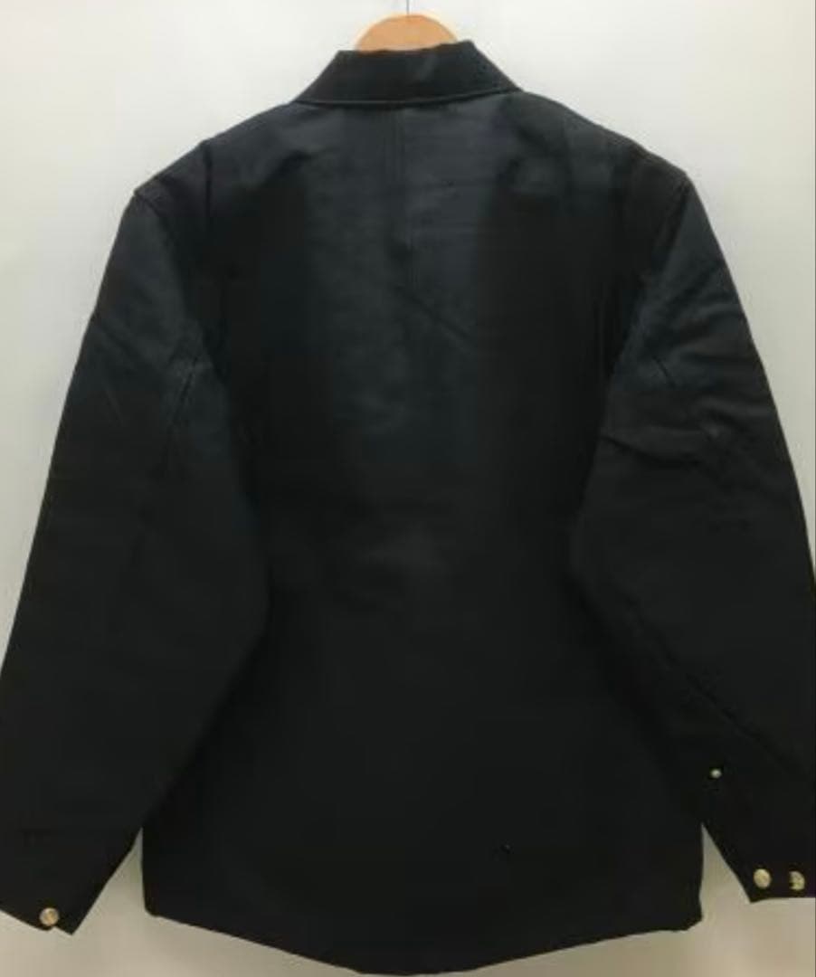 美品人気Carhartt ブラックジャケット 金色ボタン付き