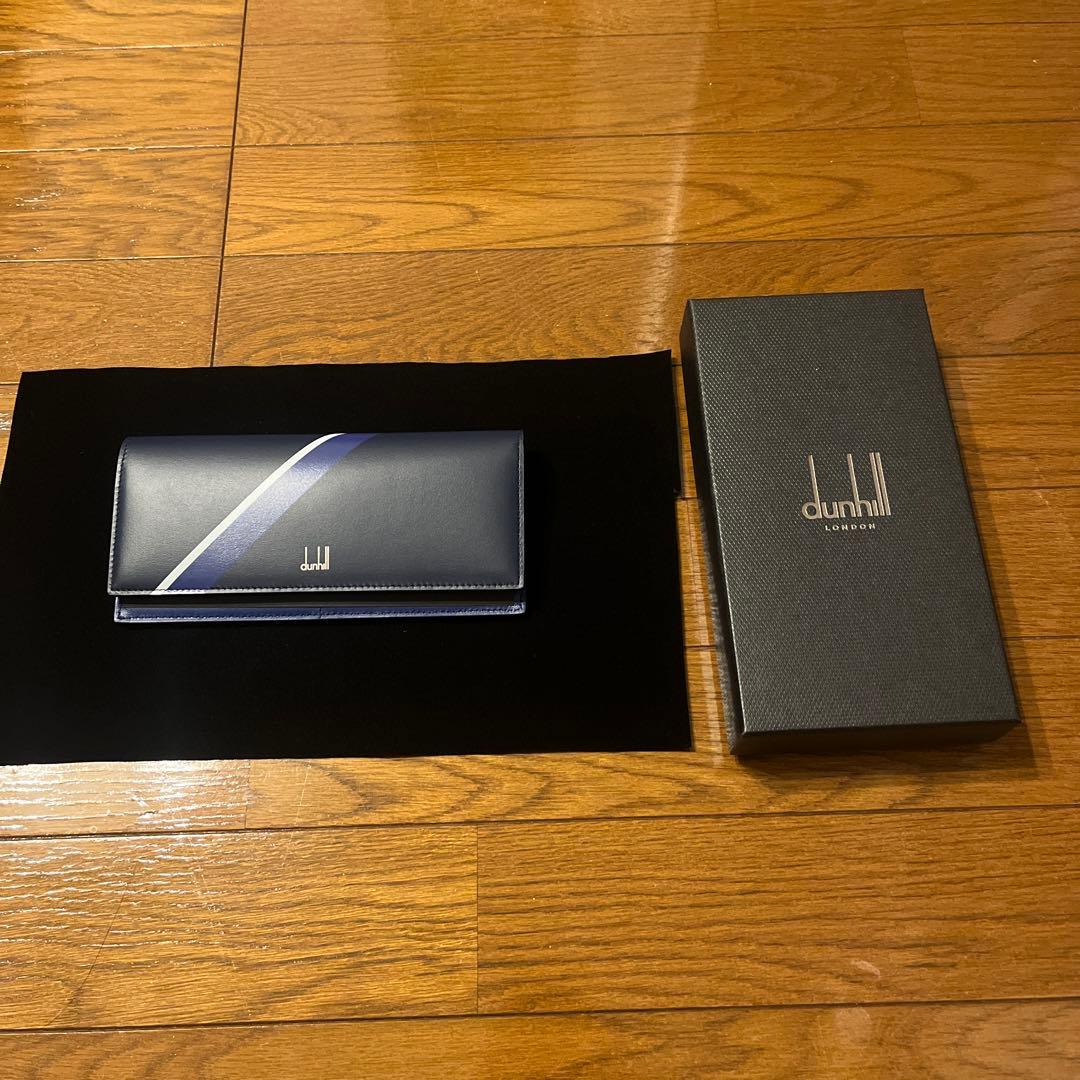 【新品】定価約6.5万円　dunhillダンヒル JFAコラボ　イタリア製長財布