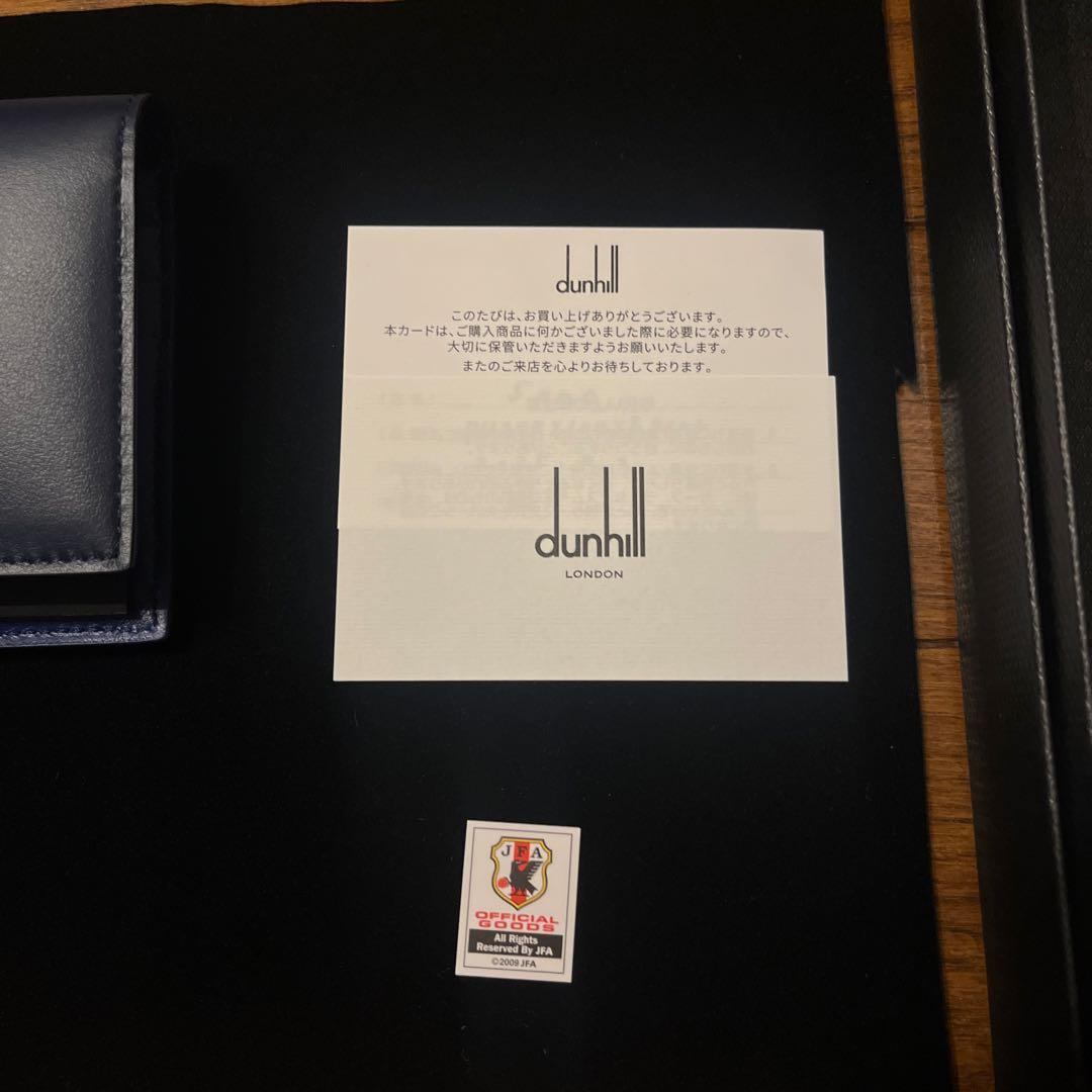 【新品】定価約6.5万円　dunhillダンヒル JFAコラボ　イタリア製長財布