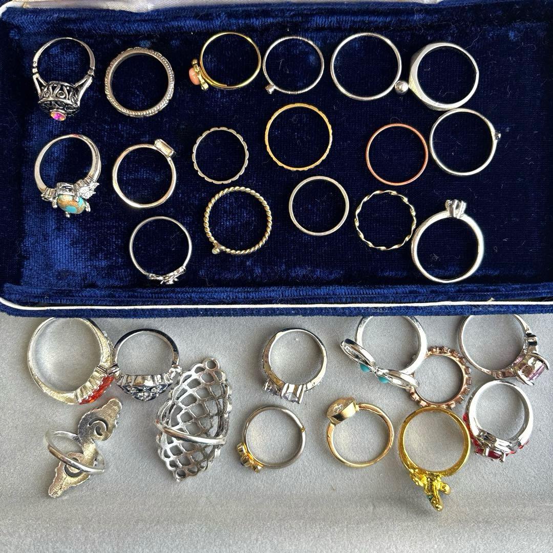 リング　指輪　大ぶり　細身　ゴールド　金　遺品整理　レディース　まとめ売り　大量