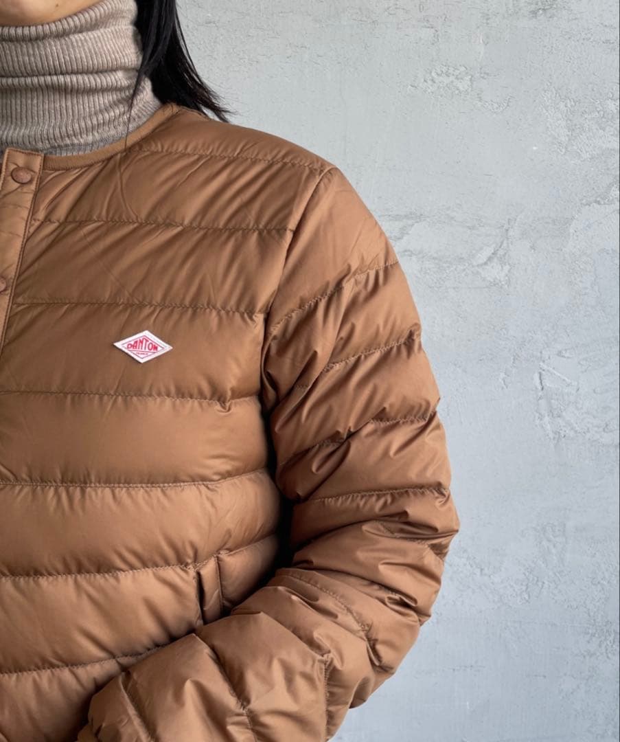 [DANTON/ダントン] インナーダウン クルーネックジャケット