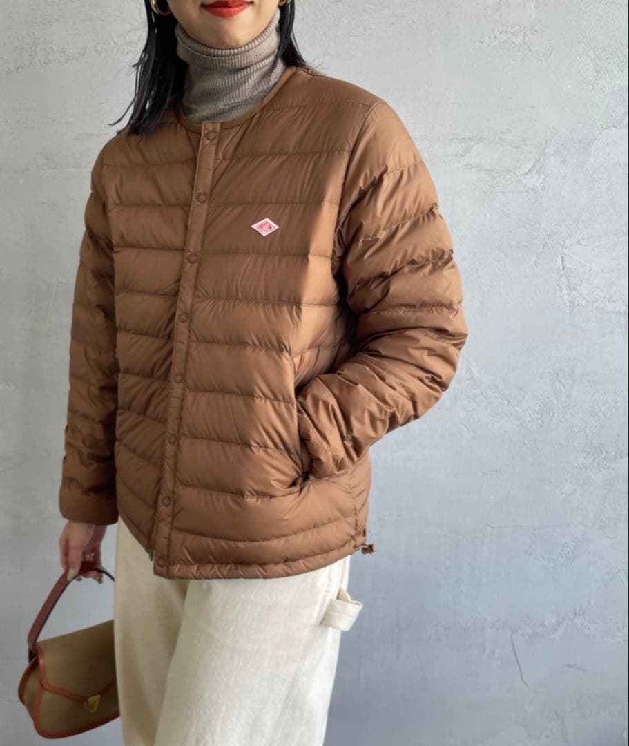[DANTON/ダントン] インナーダウン クルーネックジャケット