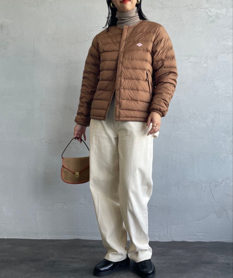 [DANTON/ダントン] インナーダウン クルーネックジャケット