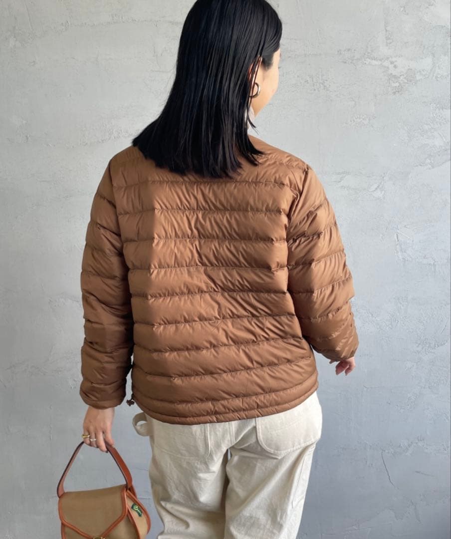 [DANTON/ダントン] インナーダウン クルーネックジャケット