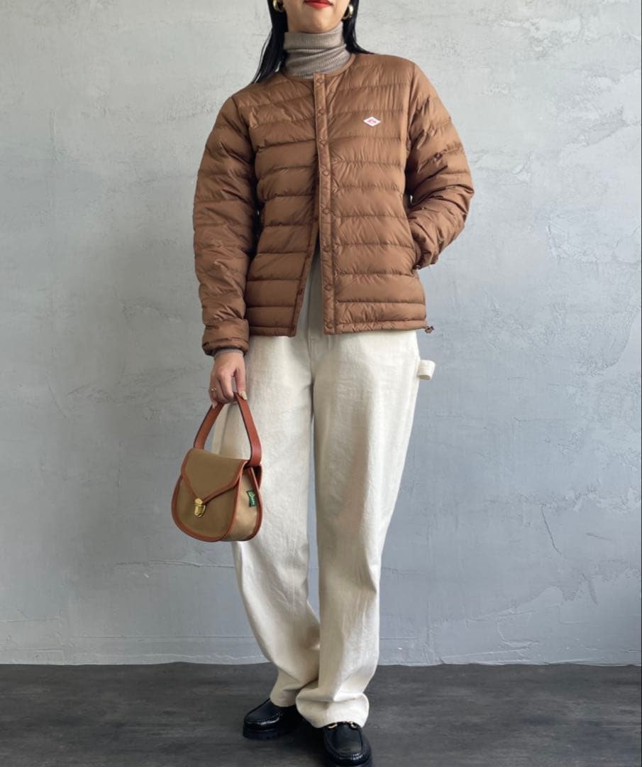 [DANTON/ダントン] インナーダウン クルーネックジャケット