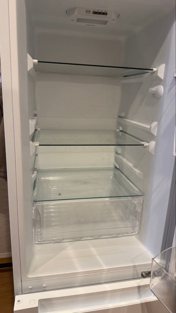 COMFEEホワイト冷蔵庫・冷凍庫 上下二段式