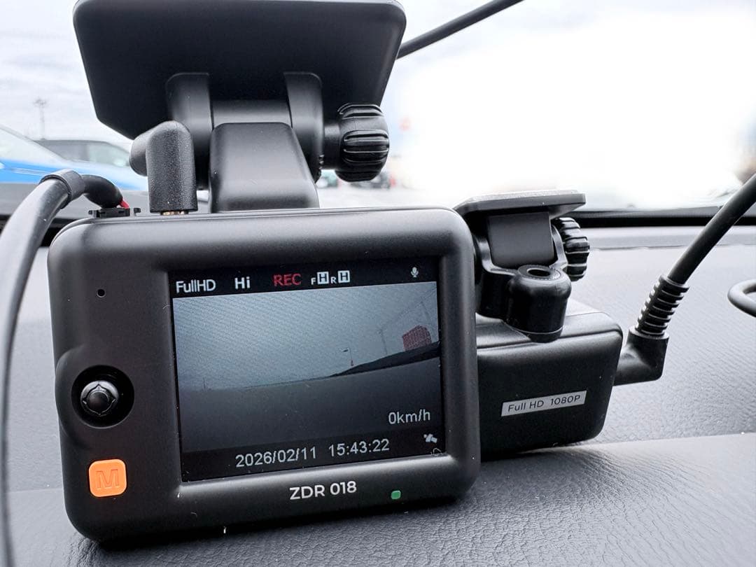 ドライブレコーダー ZDR018 使用期間40日のみ