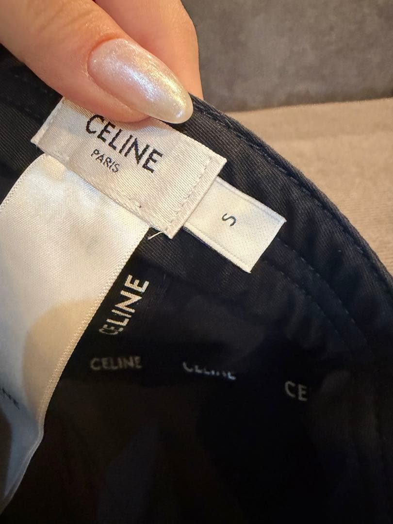 CELINE トリオンフ キャップ ブラック 正規品