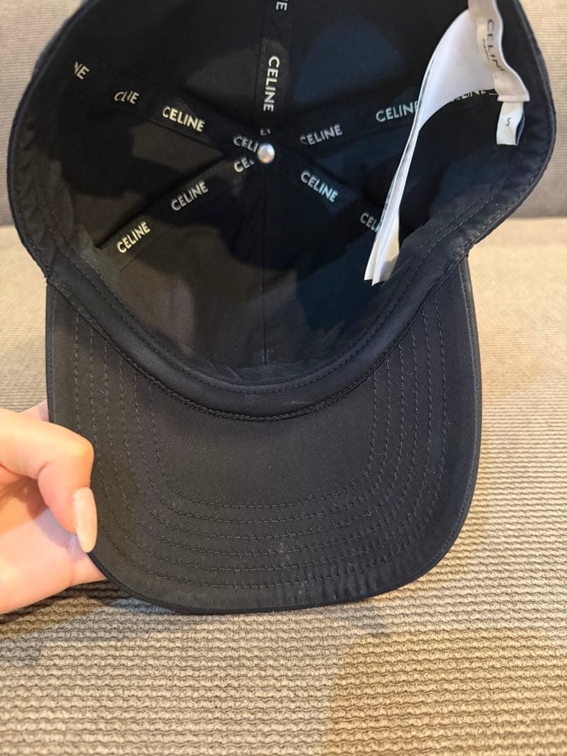 CELINE トリオンフ キャップ ブラック 正規品